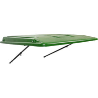 Load image into Gallery viewer, Kojem Green Tractor Canopy Compatible with John Deere Compact Utility Tractors with rops 34" Wide or Less. Fit 1 1/2" x 3", 2" x 2" or 2" x 3" ROPS Sun Shade Canopy with Bracket 35" W x 40" L