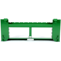 Load image into Gallery viewer, 50" Pallet Fork Frame Attachment Compatible with John Deere Loaders 200 300 400 500 Series Skid Steer Rate 3000 LBS 2" Receiver Hitch Green