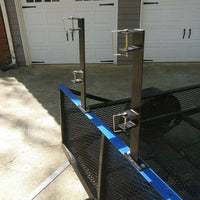 Load image into Gallery viewer, 2 Place Weeder Trimmer Weed-Eater Edgers Gas Racks Holders Hold Two Open Landscape Trailer