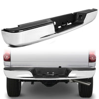 Load image into Gallery viewer, 03-09 Dodge RAM 1500 2500 3500 Rear Step Bumper Assembly Chrome effect picture