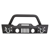 Load image into Gallery viewer, 07-17 Jeep Wrangler JK Fog Light Housing Stubby Front Bumper