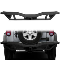 Load image into Gallery viewer, YIKATOO® Black Textured Rear Bumper Guard for 2007-2018 Jeep Wrangler JK
