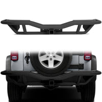 Load image into Gallery viewer, YIKATOO® Black Textured Rear Bumper Guard for 2007-2018 Jeep Wrangler JK