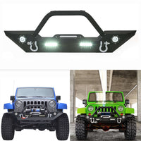 Load image into Gallery viewer, 07-18 Jeep Wrangler JK LED Lights Front Bumper efffect picture