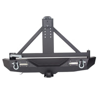 Load image into Gallery viewer, 07-18 Jeep Wrangler JK Textured Black Rear Bumper