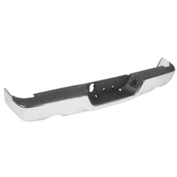 Load image into Gallery viewer, 09-2018 Dodge RAM 1500 Complete Steel Chrome Black Rear Step Bumper