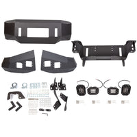 Load image into Gallery viewer, YIKATOO® Offroad Front Bumper for 2007-2013 Toyota Tundra,Steel Winch Black Powder