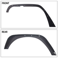 Load image into Gallery viewer, 2007-2018 Jeep Wrangler JK 4PCS Textured Steel Flat Fender Flares