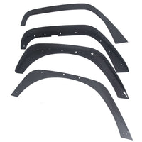 Load image into Gallery viewer, 2007-2018 Jeep Wrangler JK 4PCS Textured Steel Flat Fender Flares