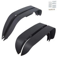 Load image into Gallery viewer, 2007-2018 Jeep Wrangler JK 4PCS Textured Steel Flat Fender Flares family photo