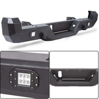 Load image into Gallery viewer, 2016-2020 Toyota Tacoma Black Rear Bumper