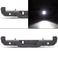 Load image into Gallery viewer, 2016-2020 Toyota Tacoma Black Rear Bumper