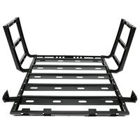 Load image into Gallery viewer, YIKATOO® Roof Rack with Side Ladders and Black Luggage Carrier for 2007-2018 Jeep Wrangler JK