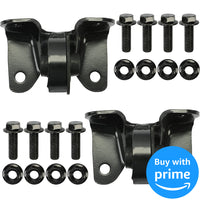 Load image into Gallery viewer, YIKATOO Black Front Torsion Bar Support Mounting Kit Cross Member Mounting Bushing Compatible with Chevy Silverado GMC Sierra 1500 1500HD 2500 Pickup Truck 4WD Pair Set 2