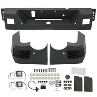 Load image into Gallery viewer, YIKATOO® Truck Black Steel Rear Bumper for 2009-2018 Dodge Ram 1500,Face Bar Guard Step