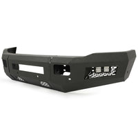 Load image into Gallery viewer, YIKATOO® Front Bumper Off-road 3-Piece Modular Compatible with 2010-2018 Dodge Ram 2500 3500 with 4 LED Lights Powder Coated Steel Textured Black