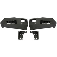 Load image into Gallery viewer, YIKATOO® Front Bumper Off-road 3-Piece Modular Compatible with 2010-2018 Dodge Ram 2500 3500 with 4 LED Lights Powder Coated Steel Textured Black