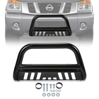 Load image into Gallery viewer, YIKATOO® Bumper Bull Bar Tubing Front Grille Brush Guard Compatible with 2005-2015 Nissan Armada 2004-2015 Nissan Titan