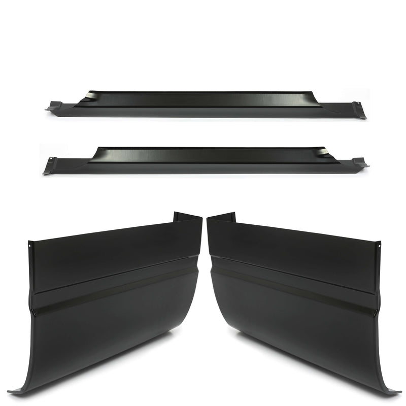 YIKATOO® Rocker Panel and Cab Corner Kit For 1988-1998 Chevy & GMC C/K 2500 3500 Extended Cab