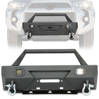 Load image into Gallery viewer, YIKATOO® Steel Stubby Front Bumper w/Winch Plate For 2010-2021 Toyota 4Runner 5th Gen