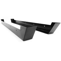 Load image into Gallery viewer, YIKATOO® 2PCS Black Steel Rock Sliders Rock Panel Fit Hmmwv M998 M1038 Powder Coated