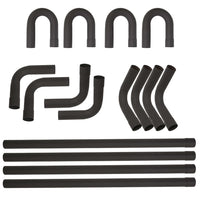 Load image into Gallery viewer, YIKATOO® 16PCS 2.25"OD DIY CUSTOM EXHAUST TUBING MANDREL BEND PIPE STRAIGHT & U-BEND KIT