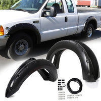 Load image into Gallery viewer, YIKATOO® Ford 1999-2007 F250 F350 Super Duty 4PC Pocket Rivet Style Fender Flares Black
