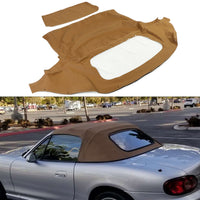 Load image into Gallery viewer, YIKATOO® Convertible Soft Top & Plastic Window Tan Cabrio For 1990-03 04 2005 Mazda Miata