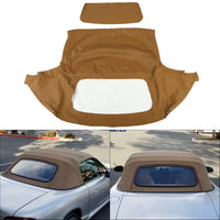 Load image into Gallery viewer, YIKATOO® Convertible Soft Top &amp; Plastic Window Tan Cabrio For 1990-03 04 2005 Mazda Miata
