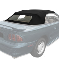 Load image into Gallery viewer, YIKATOO® Black Canvas Soft Top w/ Heated Glass Window For 2005-2014 Ford Mustang Convertible