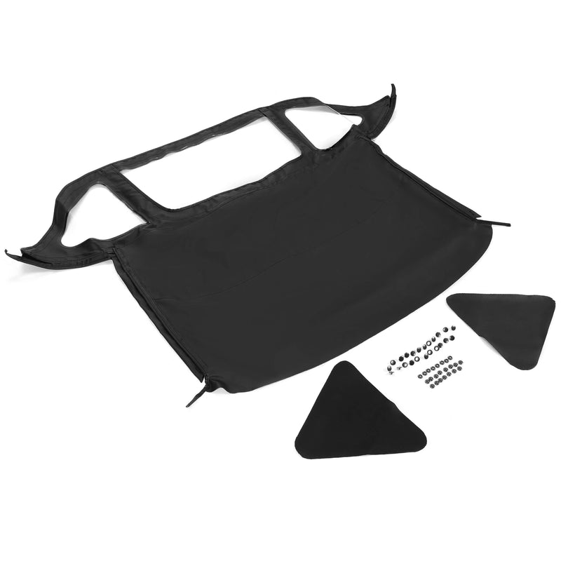 YIKATOO® Black Convertible Soft Top & Plastic Windows For 71-81 Triumph Spitfire Mark