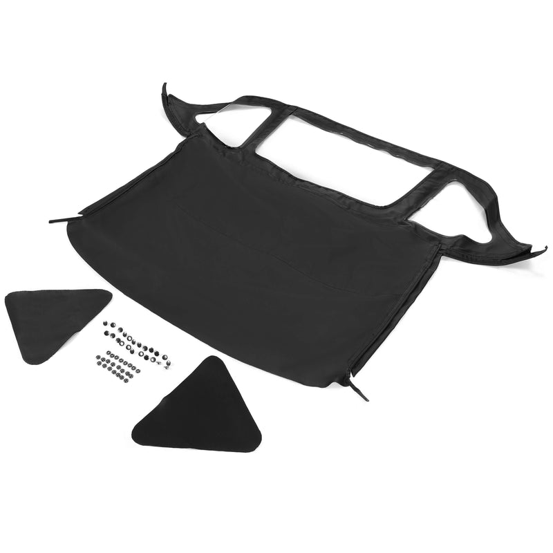 YIKATOO® Black Convertible Soft Top & Plastic Windows For 71-81 Triumph Spitfire Mark