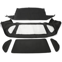 Load image into Gallery viewer, YIKATOO® Convertible Top Soft Roof Compatible with Mercedes-Benz 1990-2002 SL Series (R129) Black Canvas, Clear Plastic Window