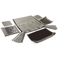 Load image into Gallery viewer, YIKATOO® Convertible Soft Top Roof Compatible with 1988-1995 Jeep Wrangler YJ Upper Door Skins 2DR w/o Clear Window -junior