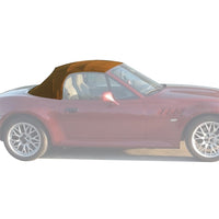 Load image into Gallery viewer, YIKATOO® Convertible Soft Top Compatible with 1996-2002 BMW Z3 & M Roadster Convertibles w/Plastic Window Tan Cabrio