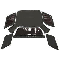 Load image into Gallery viewer, YIKATOO® Convertible Soft Top Canvas Roof with Plastic Window Compatible with 1998-2002 Isuzu Amigo/Rodeo (Black)