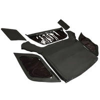 Load image into Gallery viewer, YIKATOO® Convertible Soft Top Canvas Roof with Plastic Window Compatible with 1998-2002 Isuzu Amigo/Rodeo (Black)