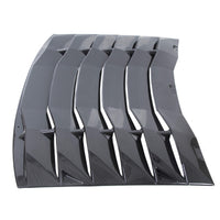 Load image into Gallery viewer, YIKATOO® Rear Window Louver Cover Vent Sun Shade Compatible with 2011-2021 Dodge Charger - Carbon Fiber Painted