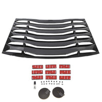 Load image into Gallery viewer, YIKATOO® Rear Window Louver Cover Vent Sun Shade Compatible with 2011-2021 Dodge Charger - Carbon Fiber Painted