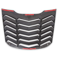 Load image into Gallery viewer, YIKATOO® Rear Window Scoop Louvers Windshield Rear Sun Shade Cover GT Lambo Style Compatible with 2015-2020 Mustang - Carbon Fiber Painted