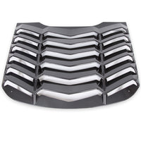 Load image into Gallery viewer, YIKATOO® Rear Window Scoop Louvers Windshield Rear Sun Shade Cover GT Lambo Style Compatible with 2015-2020 Mustang - Carbon Fiber Painted