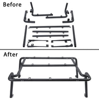 Load image into Gallery viewer, YIKATOO® Roof Rack for 2007-2010 Wrangler JK 2 Door,MBRP 130927 Black Coated Off Chamber
