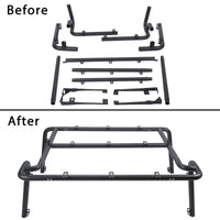 Load image into Gallery viewer, YIKATOO® Roof Rack for 2007-2010 Wrangler JK 2 Door,MBRP 130927 Black Coated Off Chamber