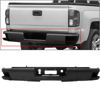 Load image into Gallery viewer, YIKATOO® Rear Step Bumper for 2014 - 2018 Chevy Silverado & GMC Sierra 1500,Assembly Black