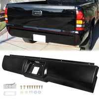 Load image into Gallery viewer, YIKATOO® Rear Steel Roll Pan bumper License Plate W/Lights W/screws W/ Plate Box Compatible With 1988-1998 Chevrolet Silverado / GMC Sierra C/K Series