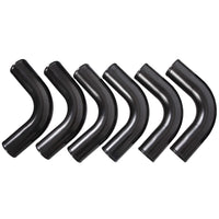 Load image into Gallery viewer, YIKATOO® 12 Piece 2.5" Intercooler Black Piping Kit +T-Bolt Clamps +Blk Silicone Couplers