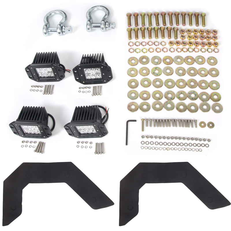 Front Bumper Heavy Duty Replacement Winch Ready accessories