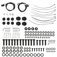 Load image into Gallery viewer, YIKATOO® Off-road Rear Bumper Compatible with 2014-2021 Toyota Tundra 2WD/4WD with 2 LED Lights Powder Coated Steel