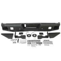 Load image into Gallery viewer, YIKATOO® Off-road Rear Bumper Compatible with 2014-2021 Toyota Tundra 2WD/4WD with 2 LED Lights Powder Coated Steel