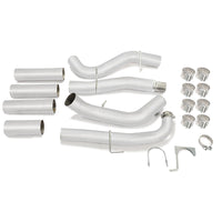 Load image into Gallery viewer, YIKATOO® 5" DOWNPIPE BACK SINGLE ALUMINIZED NO MUFF 2015-2016 Sierra Silverado 2500/3500 6.6L DURAMAX-junior